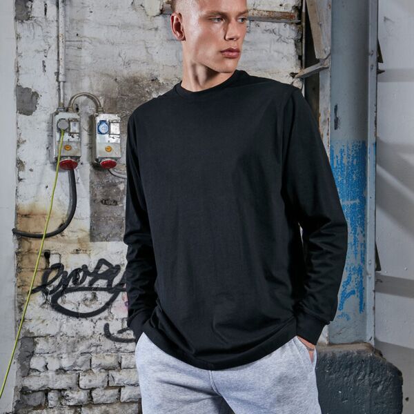 Organic long sleeve with cuff rib Thumbnail