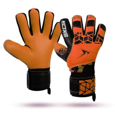 SKOR Amadeo Keepershandschoenen - Zwart/Oranje Thumbnail